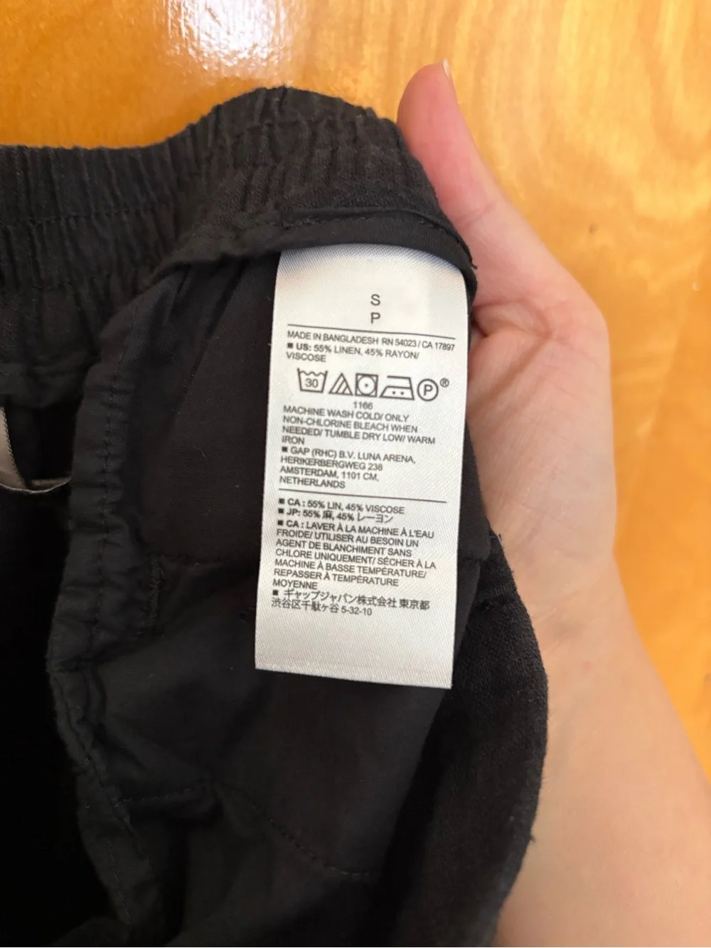 Banana Republic wide leg linen pants